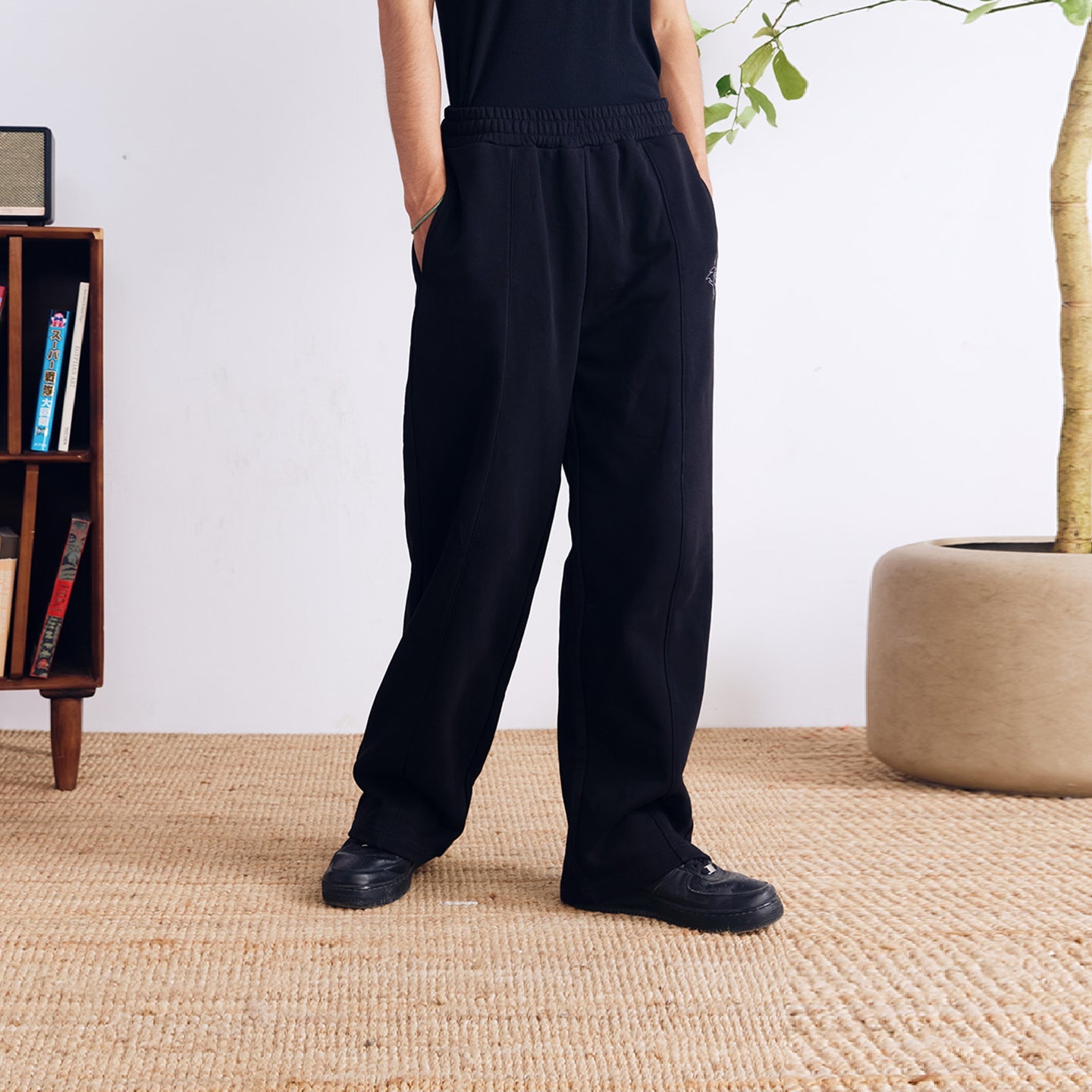 BURNIN Flame Darts Fire Embroidery Casual Sports Pants - PSYLOS 1, BURNIN Flame Darts Fire Embroidery Casual Sports Pants, Pants, Burnin, PSYLOS 1