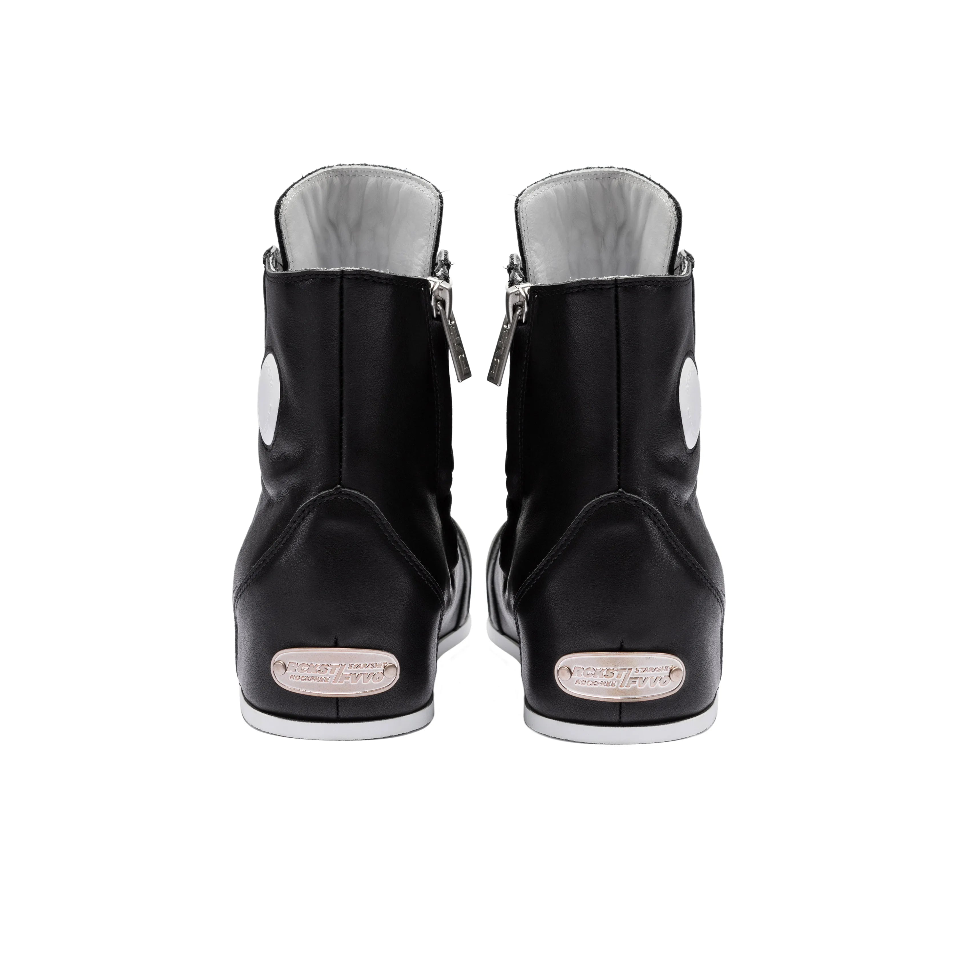 FVVO丨R/F 2.0 “ Chaos NOISE ”Canvas boots-Black&White - PSYLOS 1, FVVO丨R/F 2.0 “ Chaos NOISE ”Canvas boots-Black&White, Boots, FVVO&ROCKSTA•JAPAN, PSYLOS 1