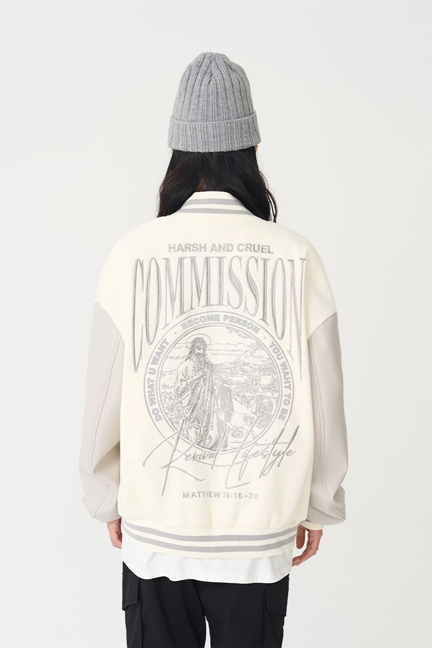 Retro Hip-hop Embroidered Baseball Jersey - PSYLOS 1, Retro Hip-hop Embroidered Baseball Jersey, Jacket, HARSH AND CRUEL, PSYLOS 1