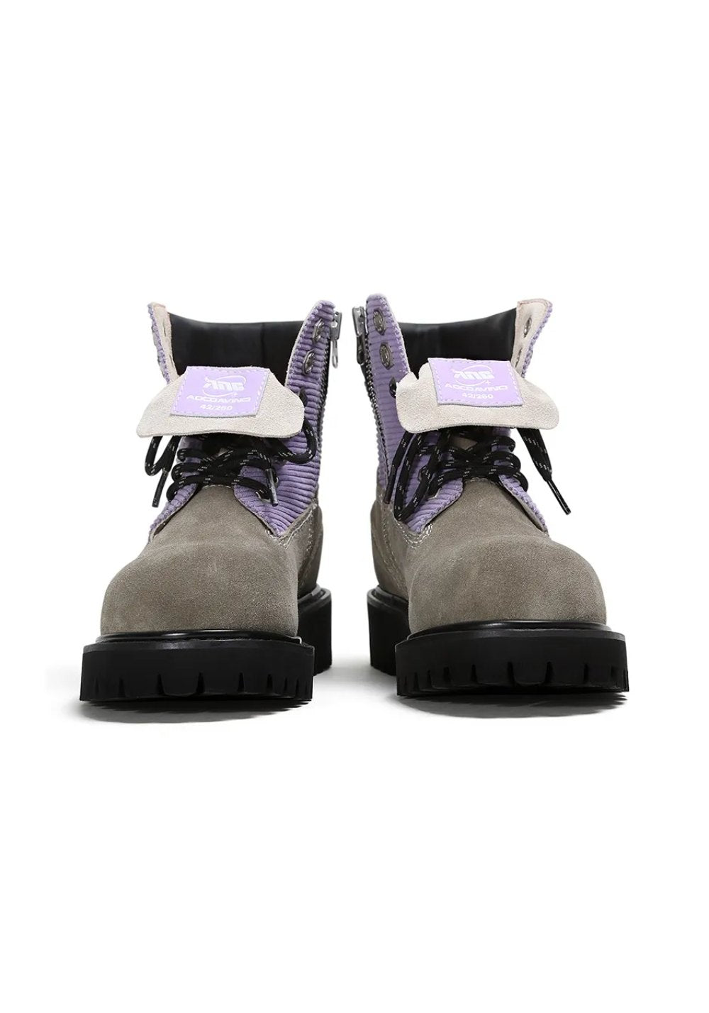 ADC丨Stardust Series Martin Boots-Gray&Purple - PSYLOS 1, ADC丨Stardust Series Martin Boots-Gray&Purple, Boots, ADC, PSYLOS 1