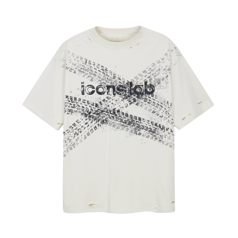 Wheel Gradient Destruction T-shirt - PSYLOS 1, Wheel Gradient Destruction T-shirt, T-Shirt, iconslab, PSYLOS 1