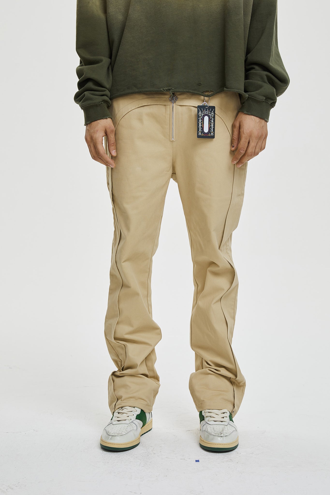 Khaki Men's Twill Pants