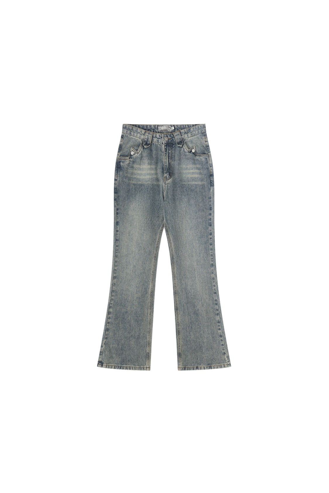 Distressed Cargo Pocket Jeans