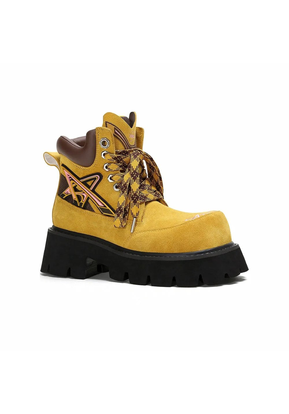 ADC丨Stardust Cat-Ear Black Boots-Yellow - PSYLOS 1, ADC丨Stardust Cat-Ear Black Boots-Yellow, Boots, ADC, PSYLOS 1