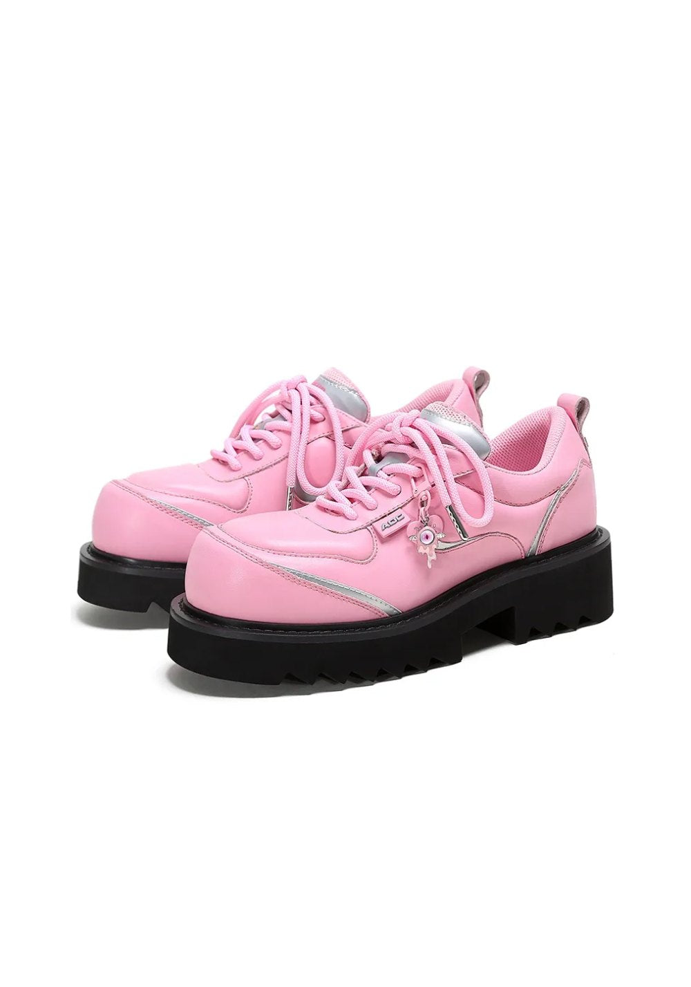 ADC丨Stardust Silver Chunky Derby Shoes - PSYLOS 1, ADC丨Stardust Silver Chunky Derby Shoes, Chunky Sneakers, ADC, PSYLOS 1