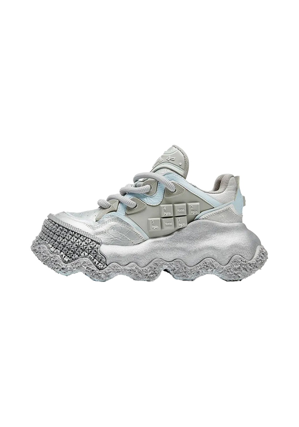 XMZY丨Stellar Nova - Chunky Sole Colorblock Sneakers-Silver - PSYLOS 1, XMZY丨Stellar Nova - Chunky Sole Colorblock Sneakers-Silver, Chunky Sneakers, XMZY•JAPAN, PSYLOS 1