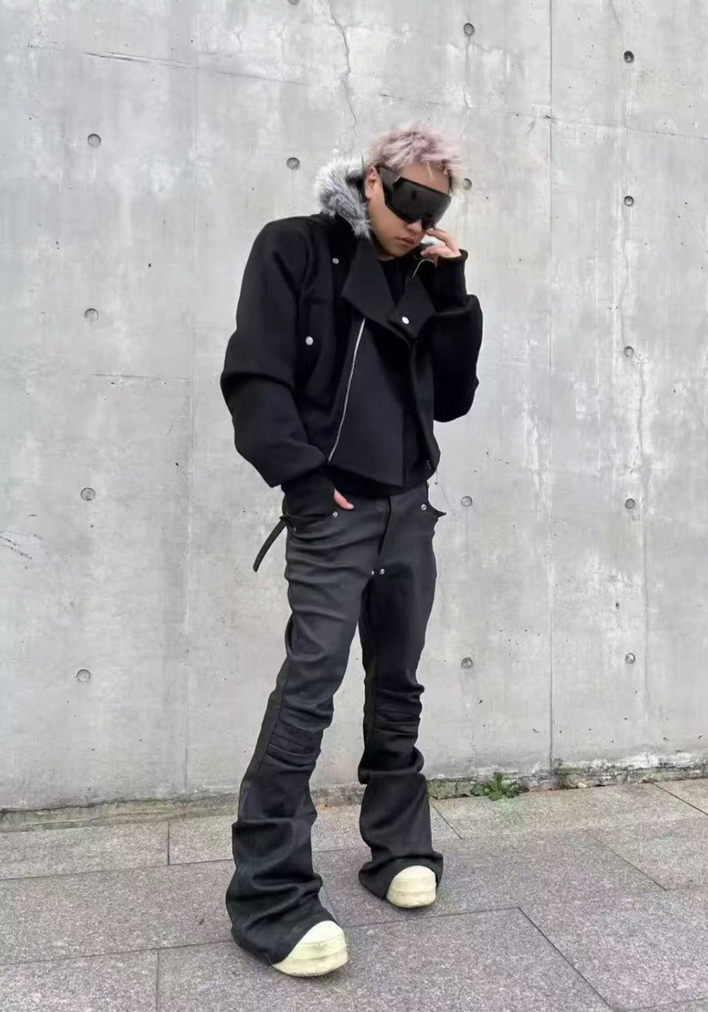 Disark│Distressed Layered Cropped N2B Jacket - PSYLOS 1, Disark│Distressed Layered Cropped N2B Jacket, Jacket, Disark, PSYLOS 1