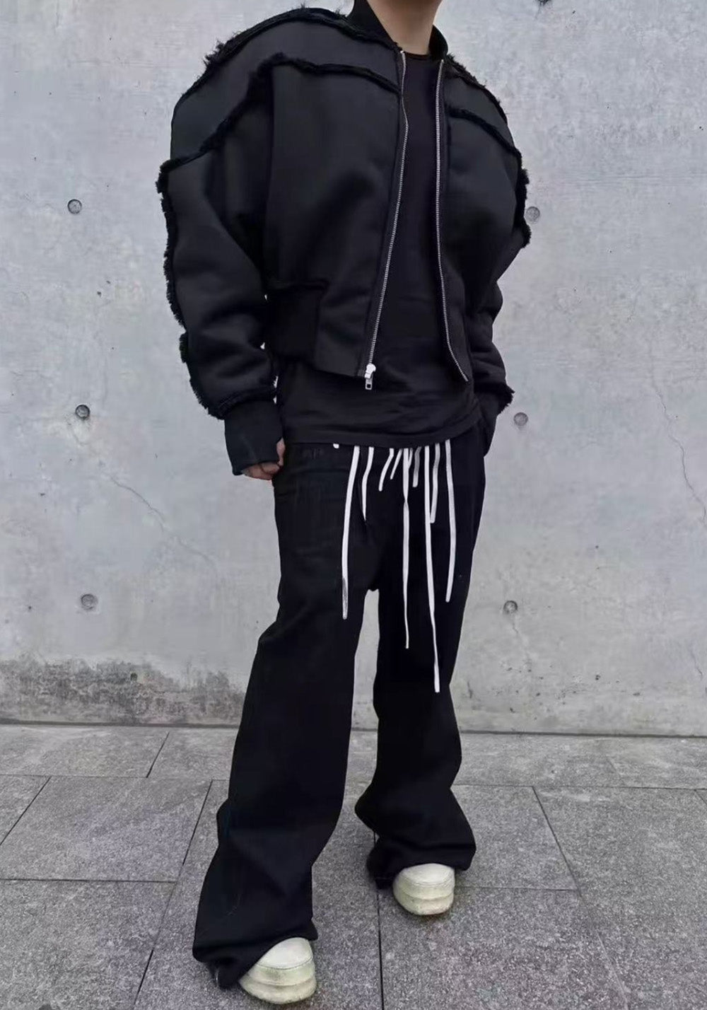 Disark│Wool-Blend Denim Coated Patchwork Jacket - PSYLOS 1, Disark│Wool-Blend Denim Coated Patchwork Jacket, Jacket, Disark, PSYLOS 1