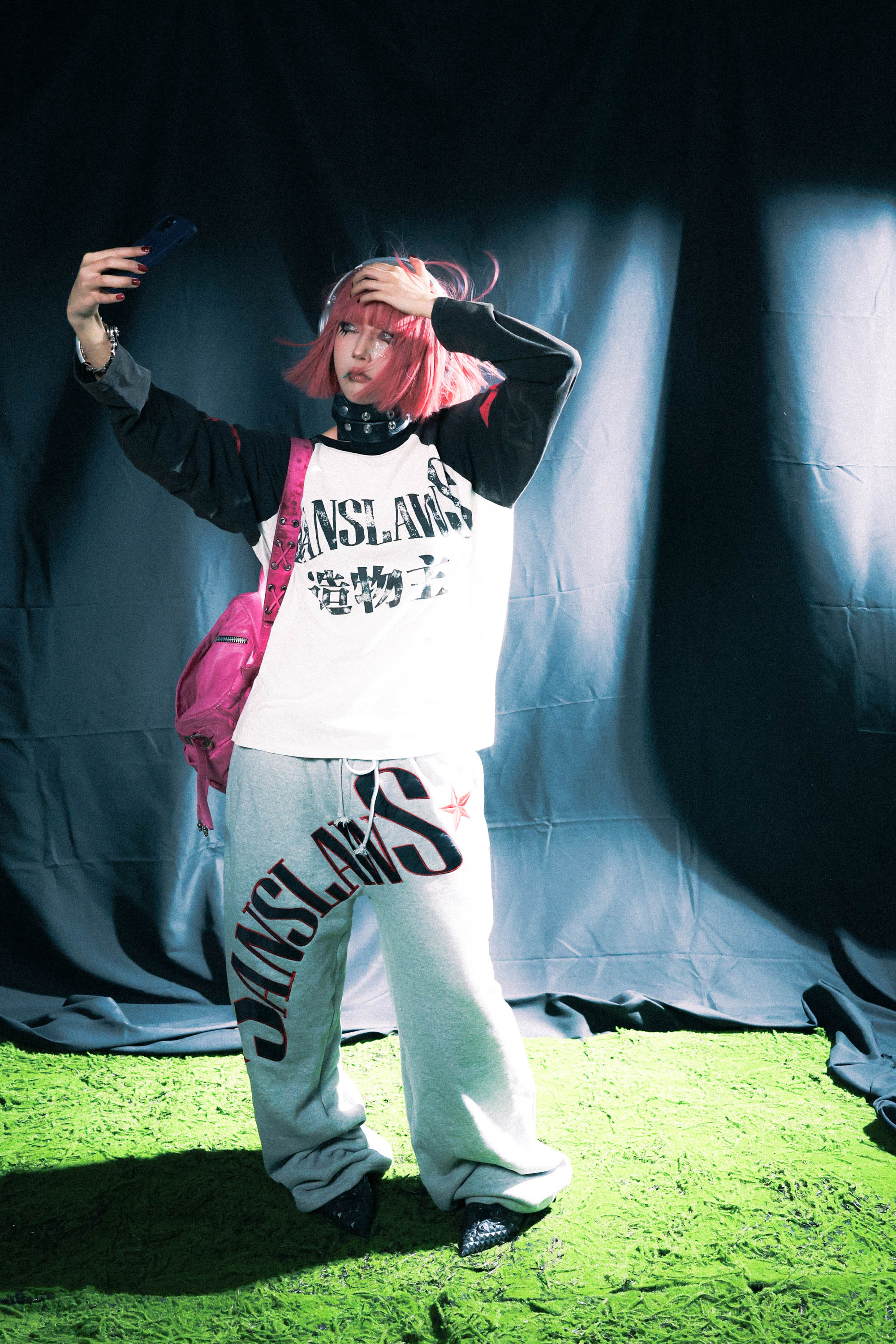 SANSLAWS丨Logo Patches Embroidered Sweatpants - PSYLOS 1, SANSLAWS丨Logo Patches Embroidered Sweatpants, Pants, SANSLAWS, PSYLOS 1