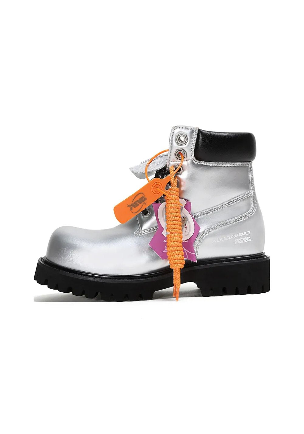 ADC丨Stardust Series Martin Boots-Sliver - PSYLOS 1, ADC丨Stardust Series Martin Boots-Sliver, Boots, ADC, PSYLOS 1