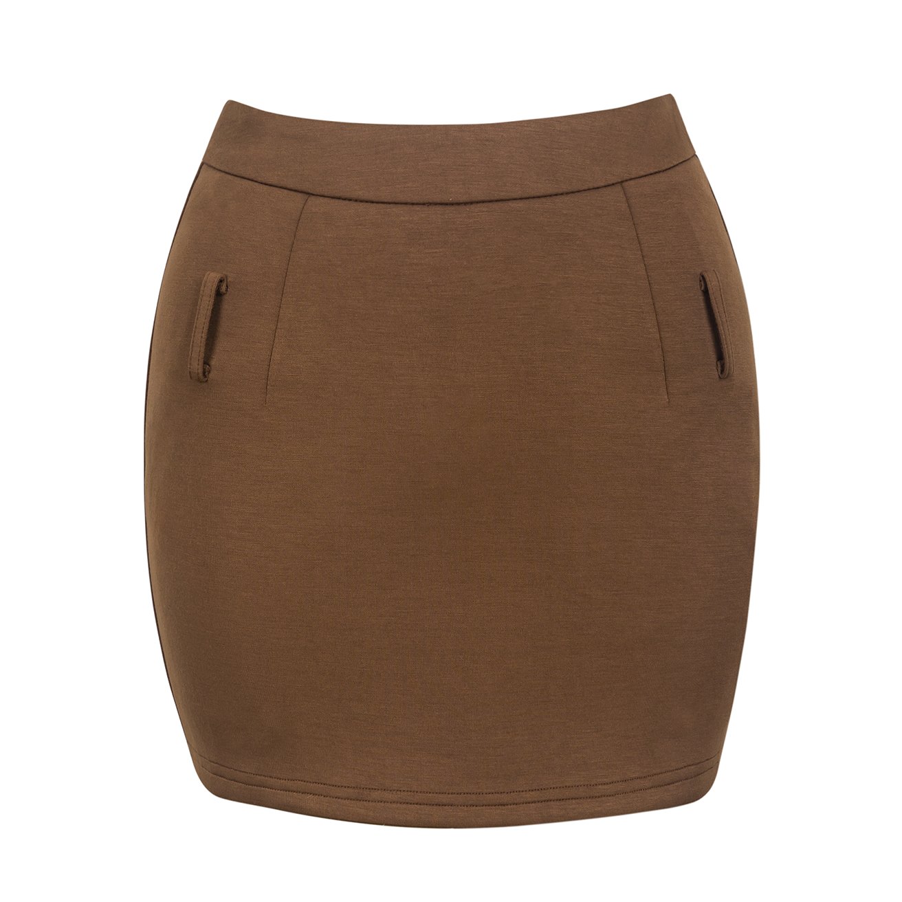 High-waisted thin package hip skirt