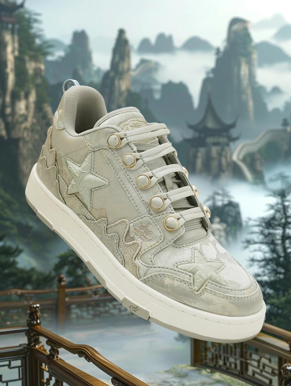 KAALIXTO丨Star Sneakers-Thousand Miles of Rivers and Mountains Limited Edition - PSYLOS 1, KAALIXTO丨Star Sneakers-Thousand Miles of Rivers and Mountains Limited Edition, Skate Shoes, KAALIXTO•JAPAN, PSYLOS 1