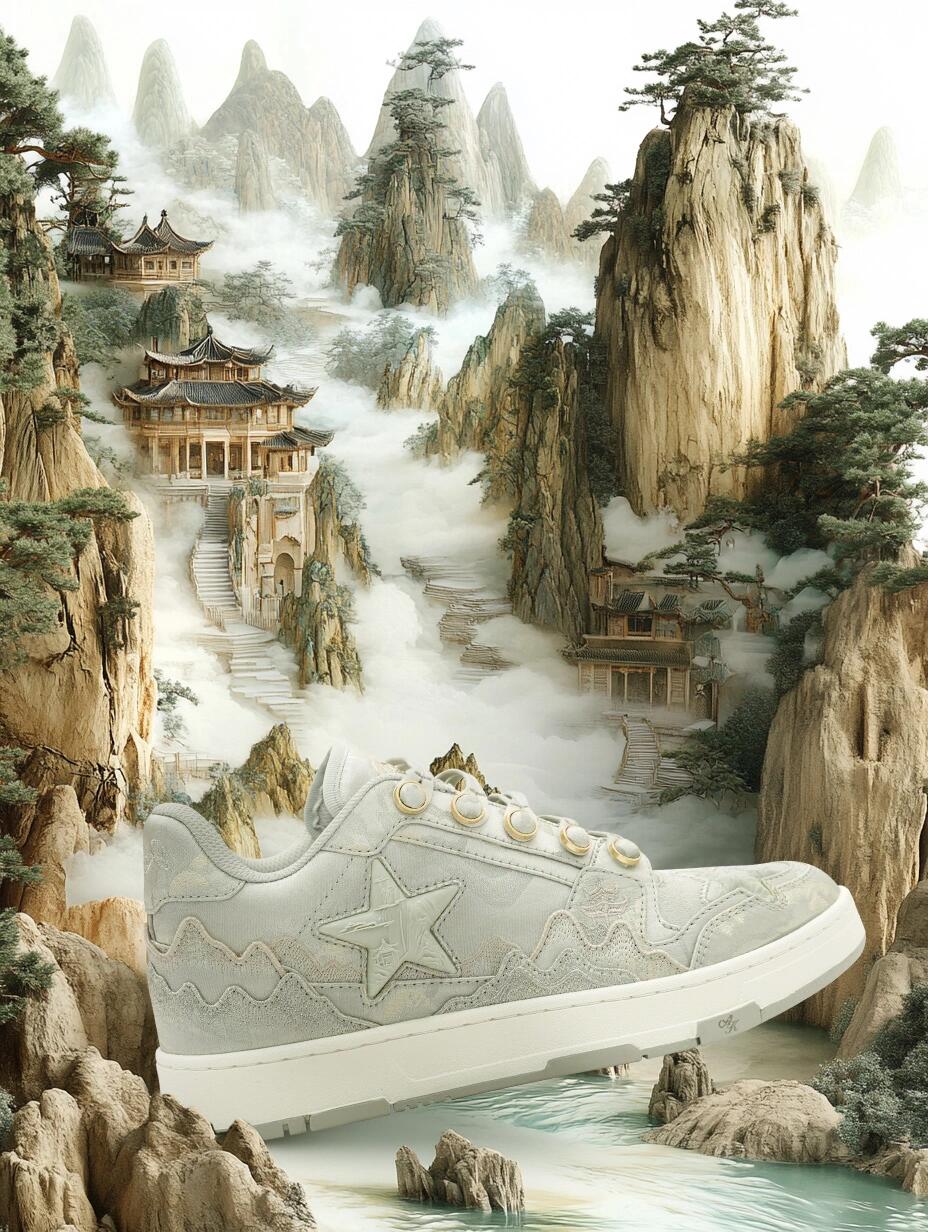 KAALIXTO丨Star Sneakers-Thousand Miles of Rivers and Mountains Limited Edition - PSYLOS 1, KAALIXTO丨Star Sneakers-Thousand Miles of Rivers and Mountains Limited Edition, Skate Shoes, KAALIXTO•JAPAN, PSYLOS 1