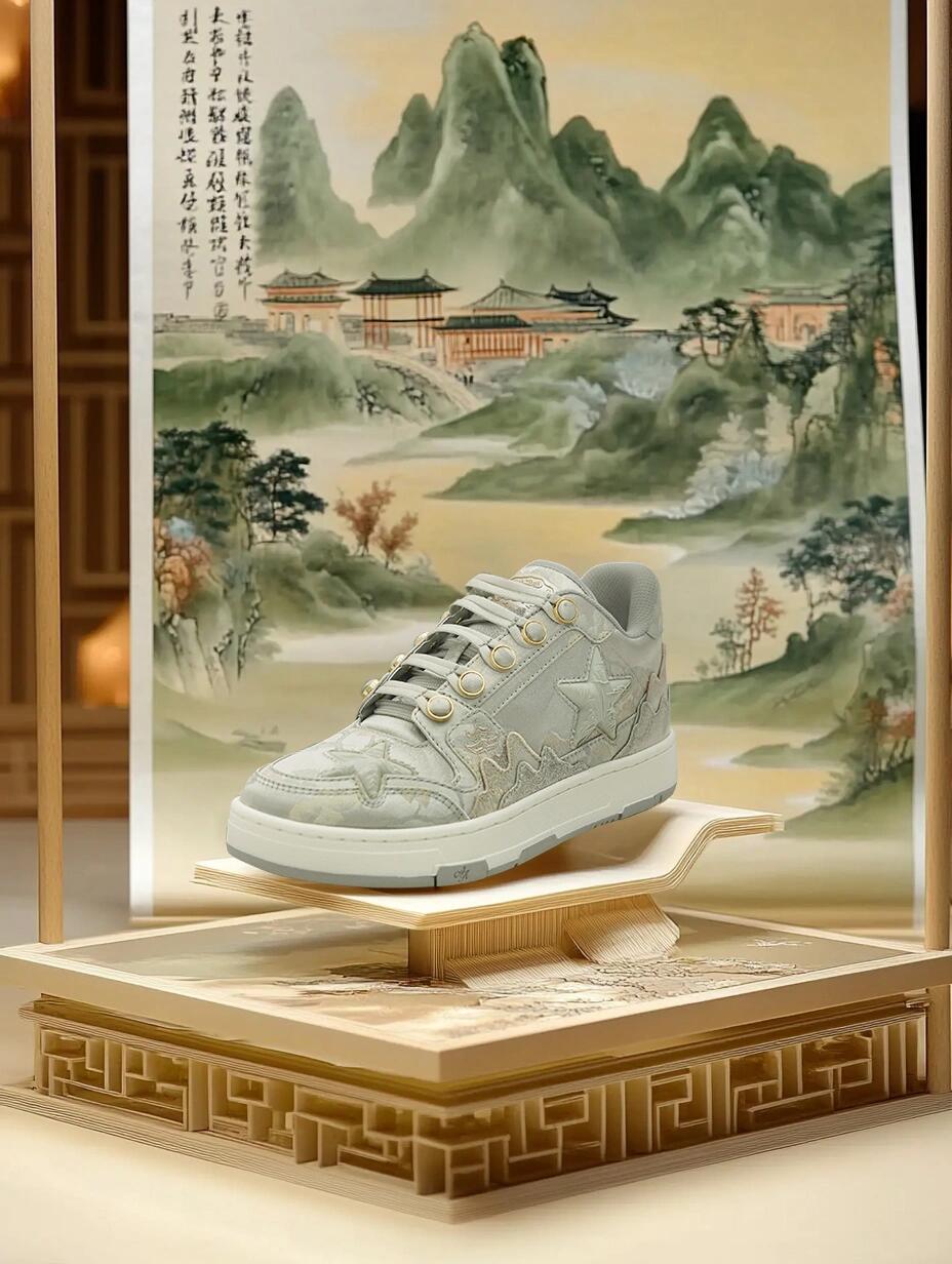KAALIXTO丨Star Sneakers-Thousand Miles of Rivers and Mountains Limited Edition - PSYLOS 1, KAALIXTO丨Star Sneakers-Thousand Miles of Rivers and Mountains Limited Edition, Skate Shoes, KAALIXTO•JAPAN, PSYLOS 1