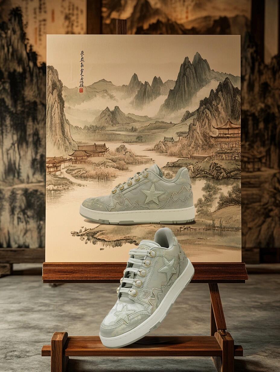KAALIXTO丨Star Sneakers-Thousand Miles of Rivers and Mountains Limited Edition - PSYLOS 1, KAALIXTO丨Star Sneakers-Thousand Miles of Rivers and Mountains Limited Edition, Skate Shoes, KAALIXTO•JAPAN, PSYLOS 1