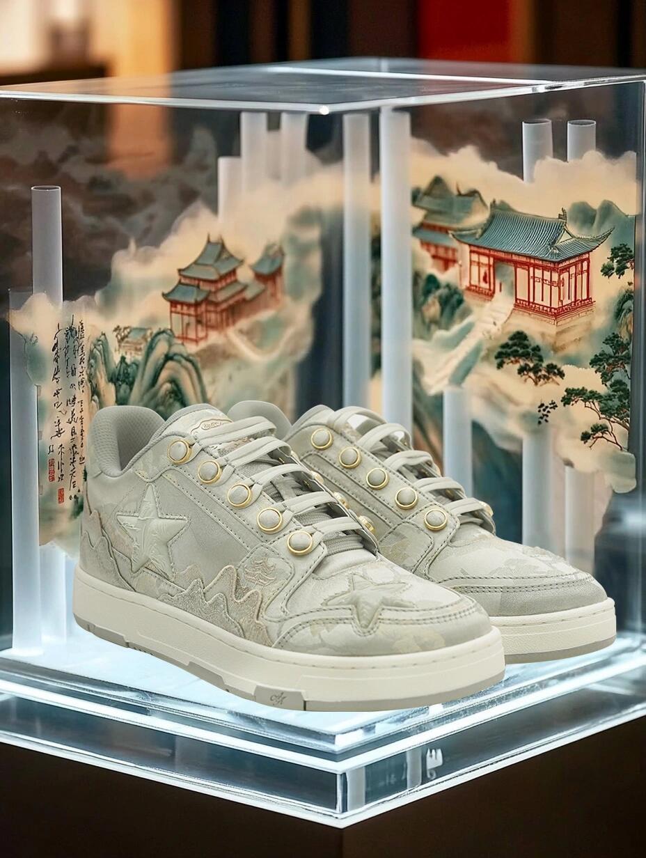 KAALIXTO丨Star Sneakers-Thousand Miles of Rivers and Mountains Limited Edition - PSYLOS 1, KAALIXTO丨Star Sneakers-Thousand Miles of Rivers and Mountains Limited Edition, Skate Shoes, KAALIXTO•JAPAN, PSYLOS 1