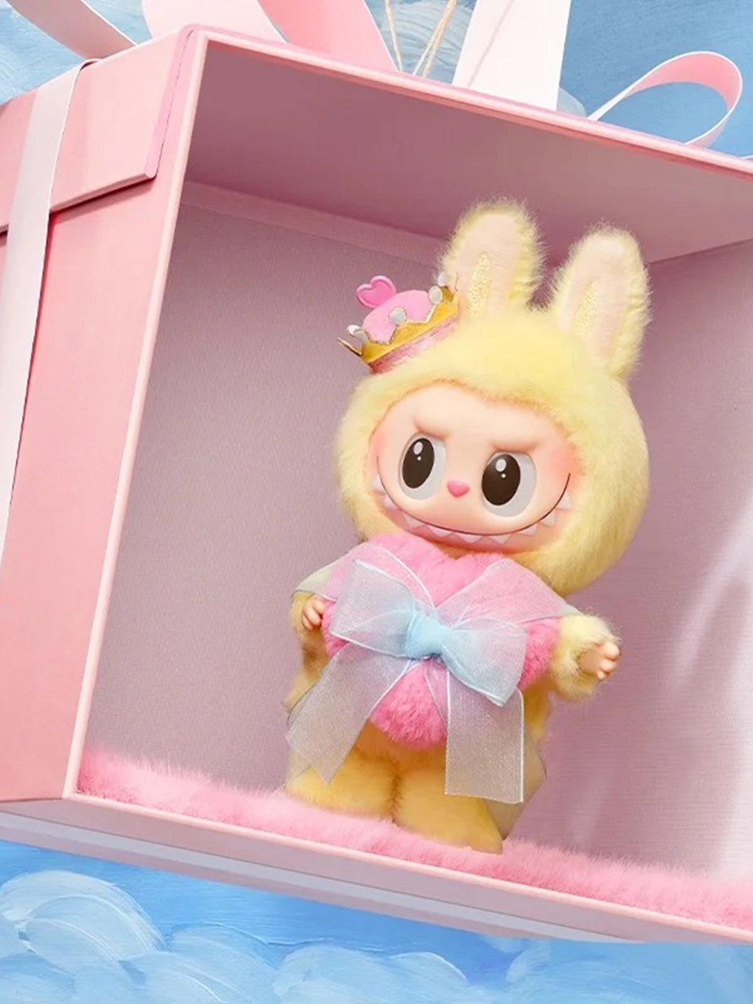 POP MART丨LABUBU Macaron Rubber Face Keychain Figure Blind Box - Queen Pendant - PSYLOS 1, POP MART丨LABUBU Macaron Rubber Face Keychain Figure Blind Box - Queen Pendant, Blind Box, POP MART, PSYLOS 1