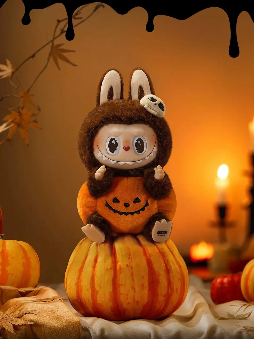 POP MART丨LABUBU Macaron Rubber Face Keychain Figure Blind Box - Halloween Pumpkin - PSYLOS 1, POP MART丨LABUBU Macaron Rubber Face Keychain Figure Blind Box - Halloween Pumpkin, Blind Box, POP MART, PSYLOS 1