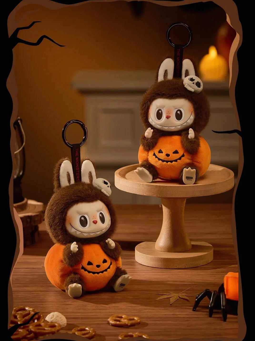 POP MART丨LABUBU Macaron Rubber Face Keychain Figure Blind Box - Halloween Pumpkin - PSYLOS 1, POP MART丨LABUBU Macaron Rubber Face Keychain Figure Blind Box - Halloween Pumpkin, Blind Box, POP MART, PSYLOS 1