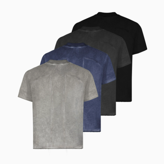 UNIFORM STRUCTURE TEE WASHED ASH