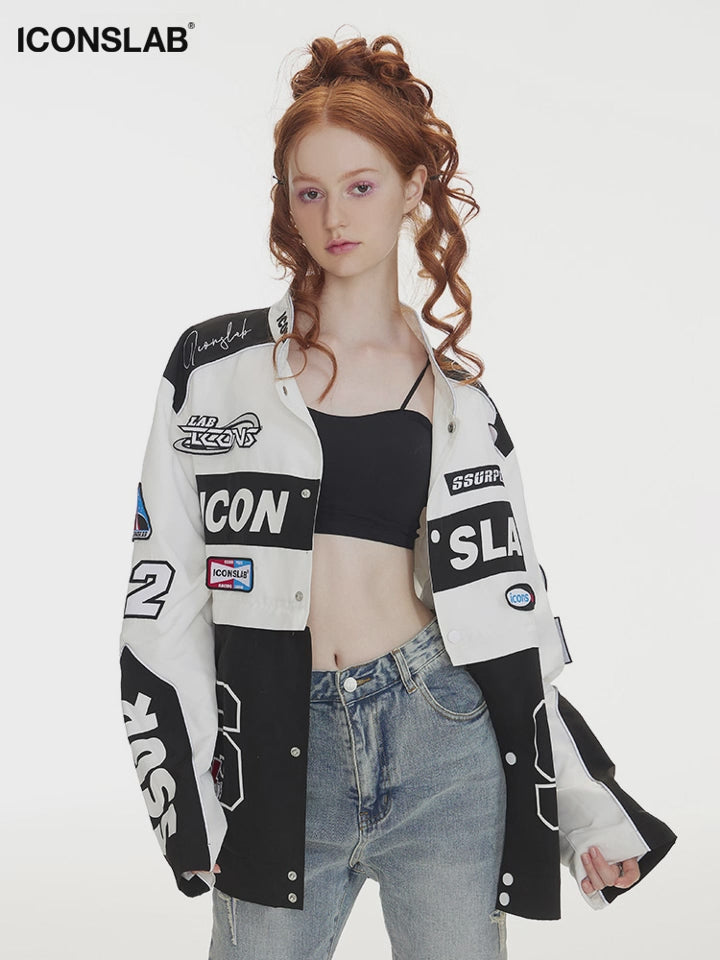 Detachable Paneled Racing Jacket