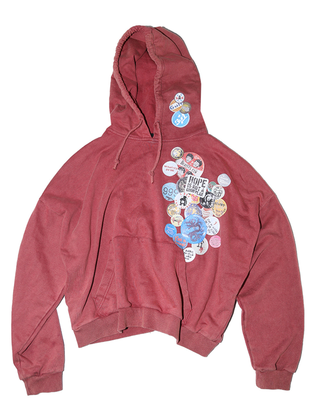 TREclub | Badge Print Washed Sweatshirt - PSYLOS 1, TREclub | Badge Print Washed Sweatshirt, Hoodie, TREclub•JAPAN, PSYLOS 1