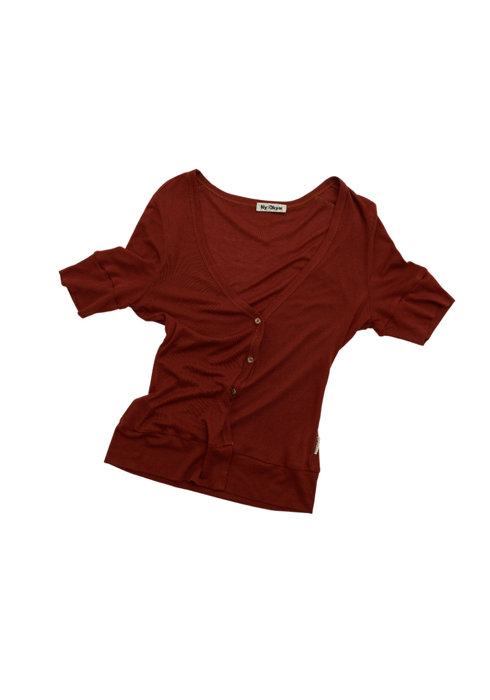 NyDkyel丨Lightweight Wool Knit Cardigan-Red - PSYLOS 1, NyDkyel丨Lightweight Wool Knit Cardigan-Red, Shirts, NyDkyel, PSYLOS 1