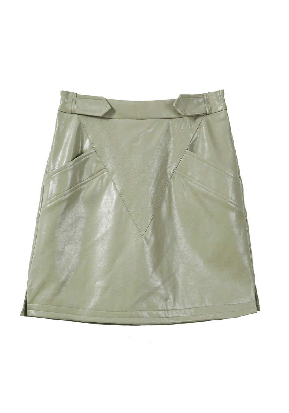 Patchwork Leather Skirt - PSYLOS 1, Patchwork Leather Skirt, Dress/Skirt, VANN VALRENCÉ, PSYLOS 1
