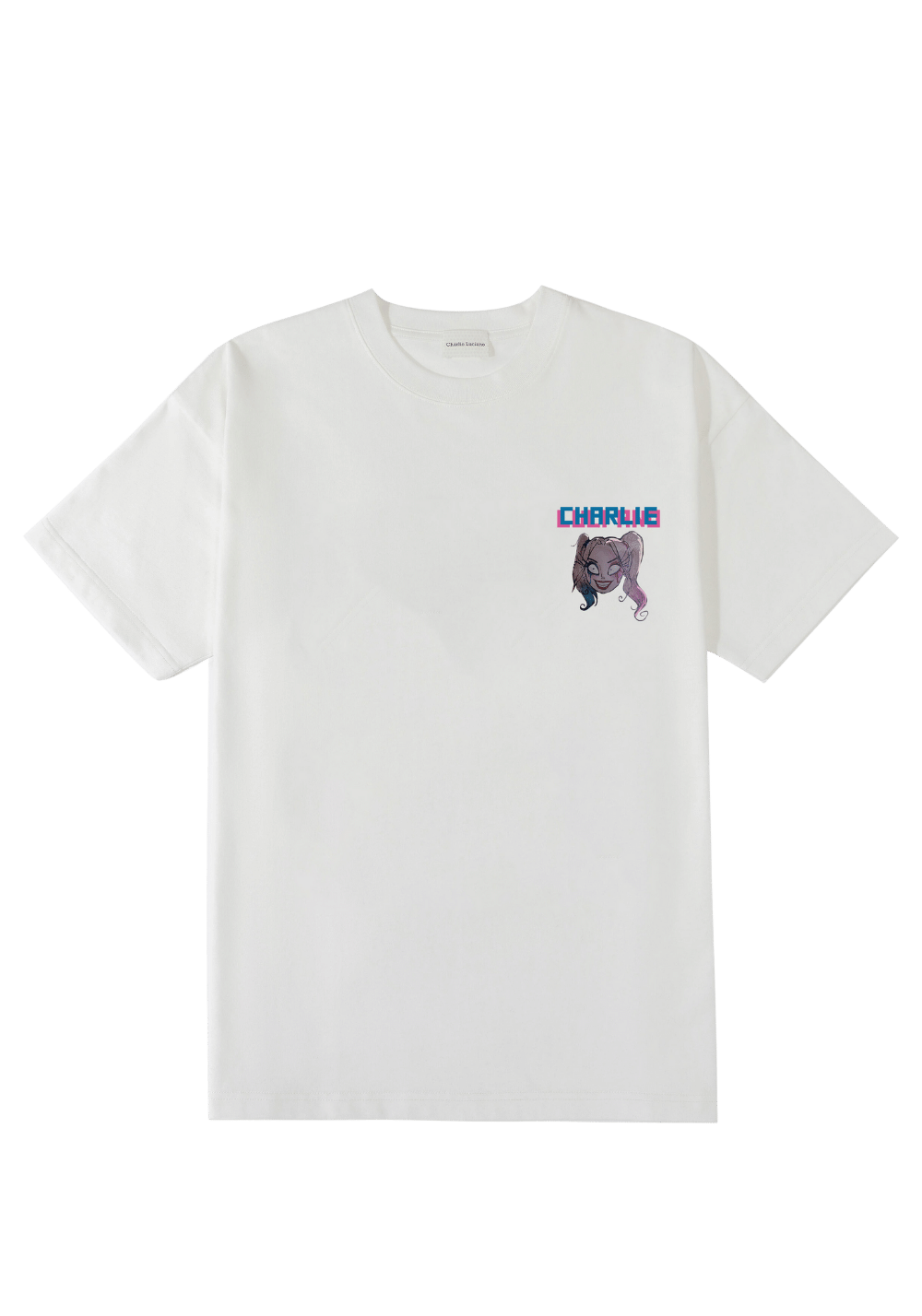 'Harley Quinn' Backside Print T-Shirt - PSYLOS 1, 'Harley Quinn' Backside Print T-Shirt, T-Shirt, Charlie Luciano, PSYLOS 1