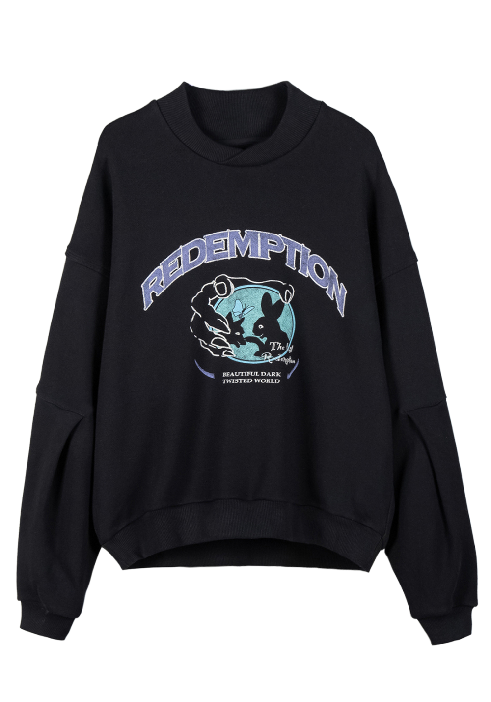 Reflection Crewneck Sweatshirt - Blue - PSYLOS 1