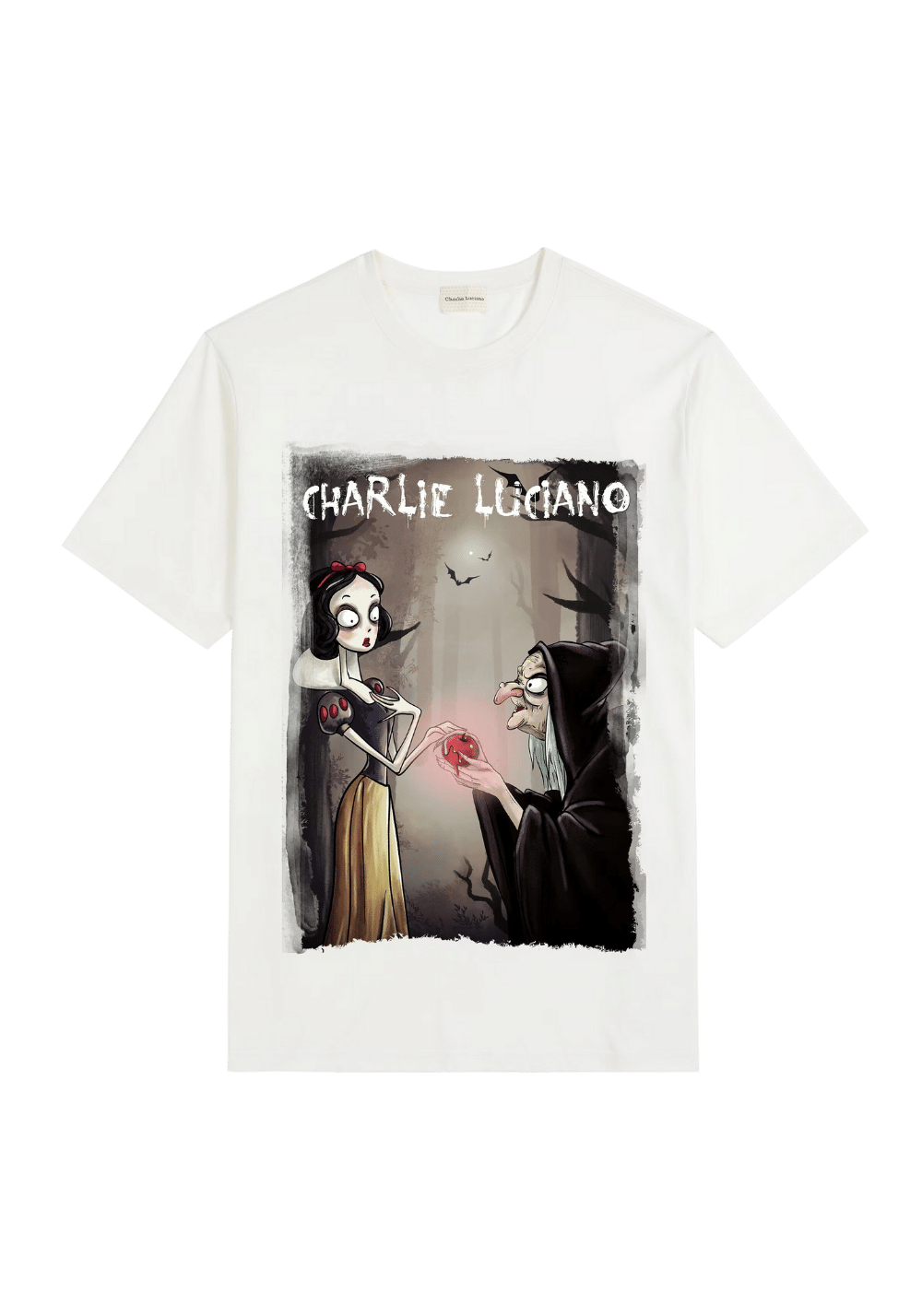 'Snow White And Witch' Print T-Shirt - PSYLOS 1, 'Snow White And Witch' Print T-Shirt, T-Shirt, Charlie Luciano, PSYLOS 1