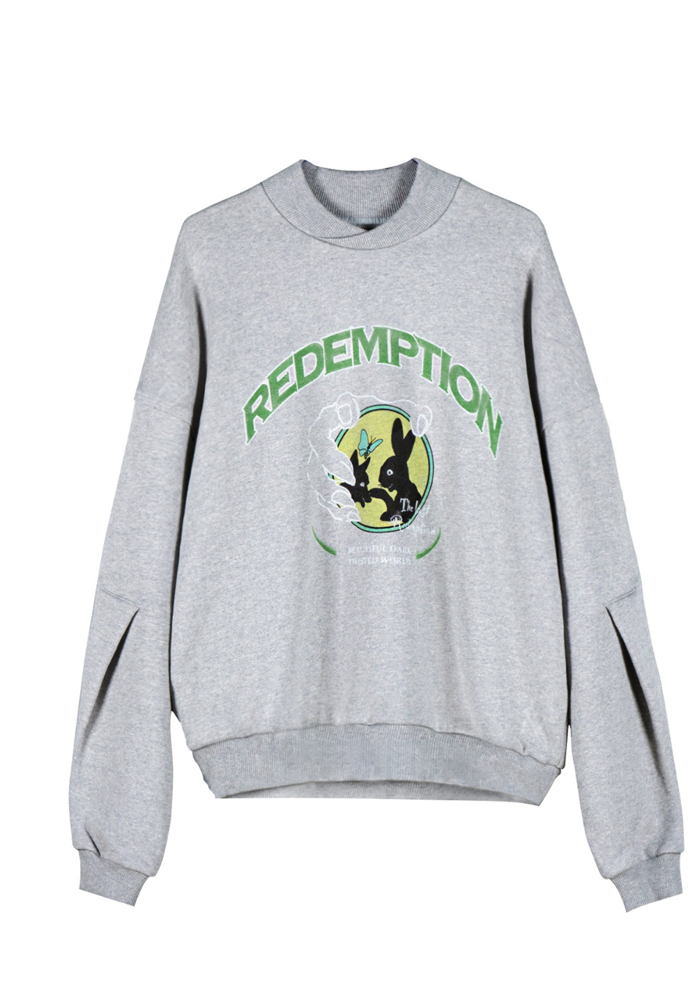 Reflection Crewneck Sweatshirt-Grey - PSYLOS 1