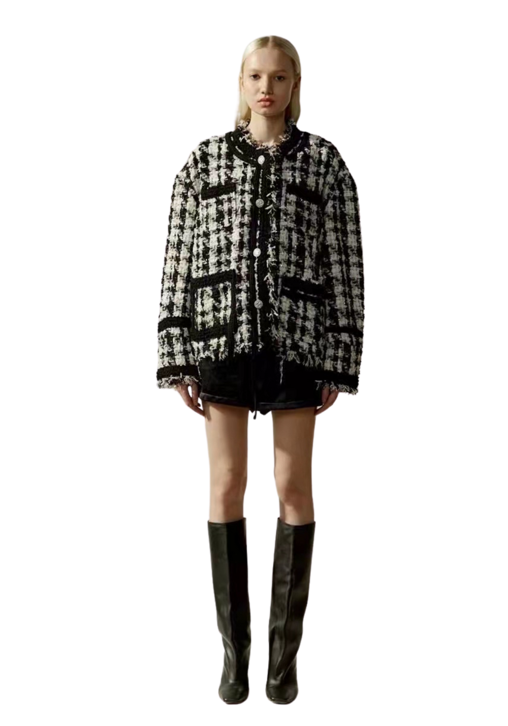 Tweed Destroyed Jacket - PSYLOS1