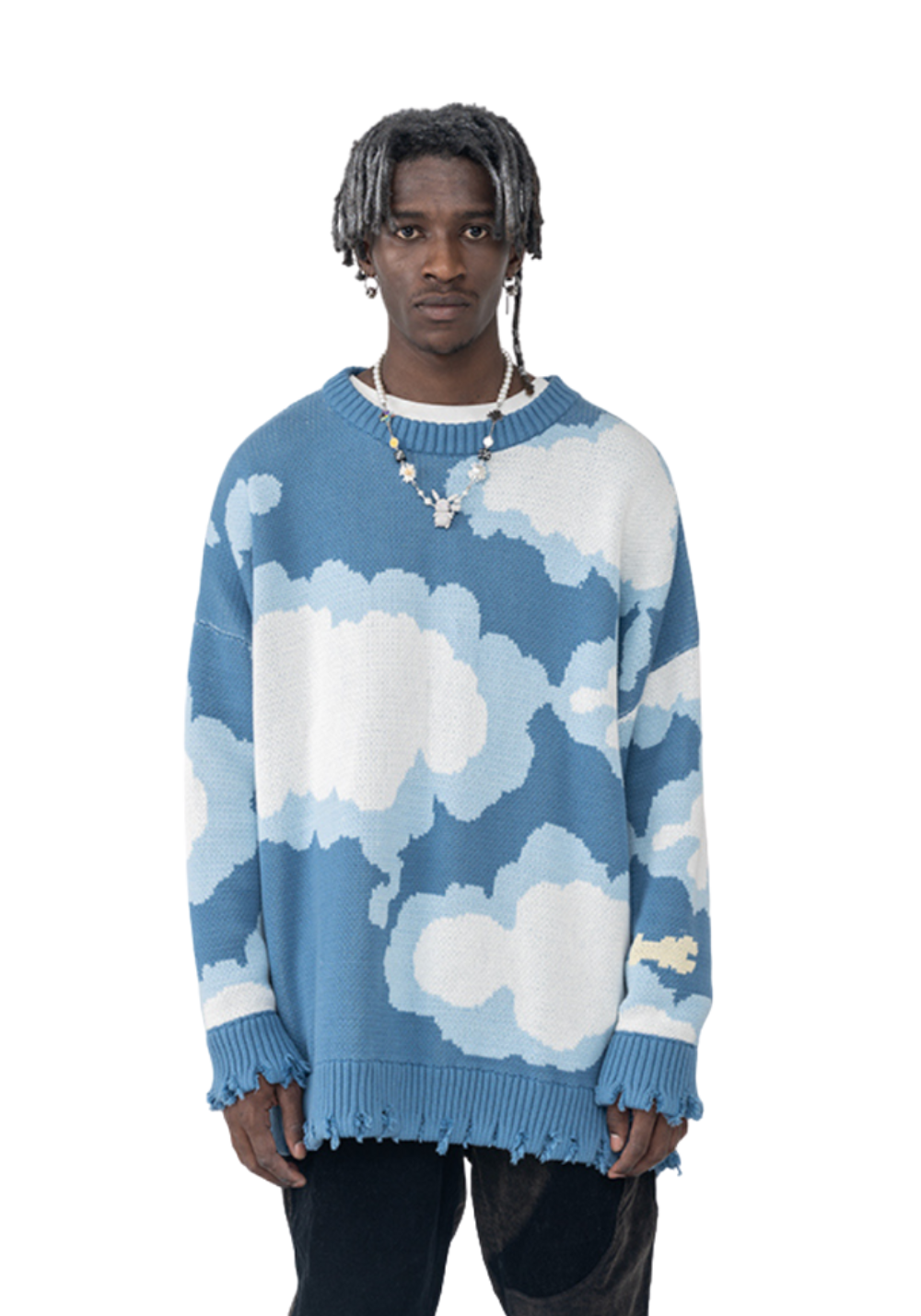 Sky and Cloud Sweater - PSYLOS 1