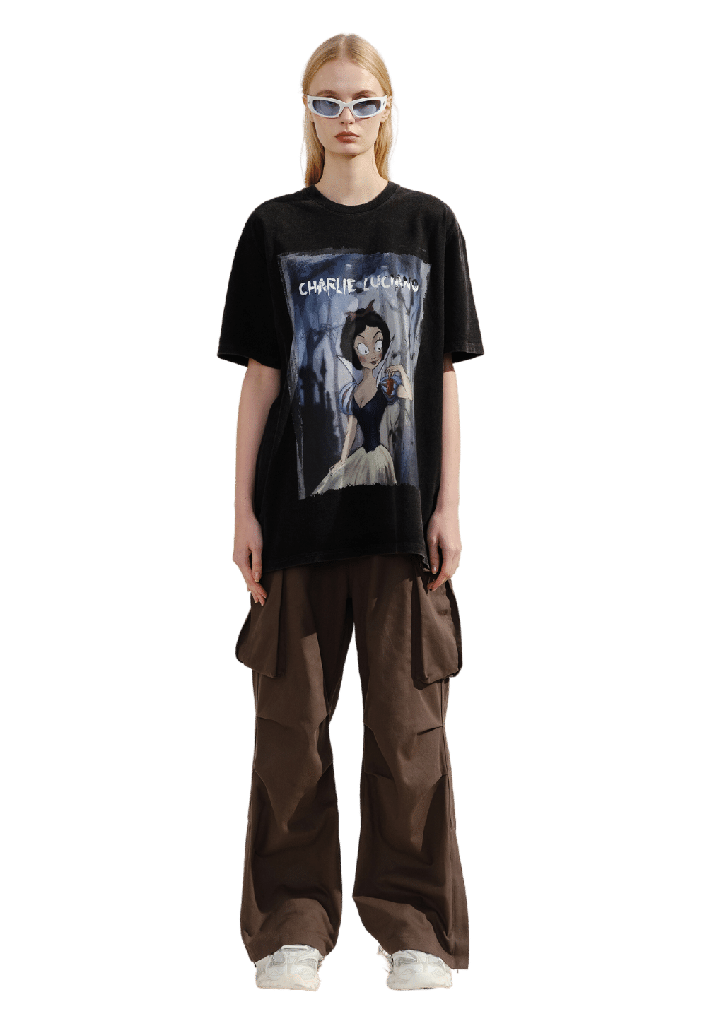 'Snow White' Print Vintage T-Shirt - PSYLOS 1, 'Snow White' Print Vintage T-Shirt, T-Shirt, Charlie Luciano, PSYLOS 1