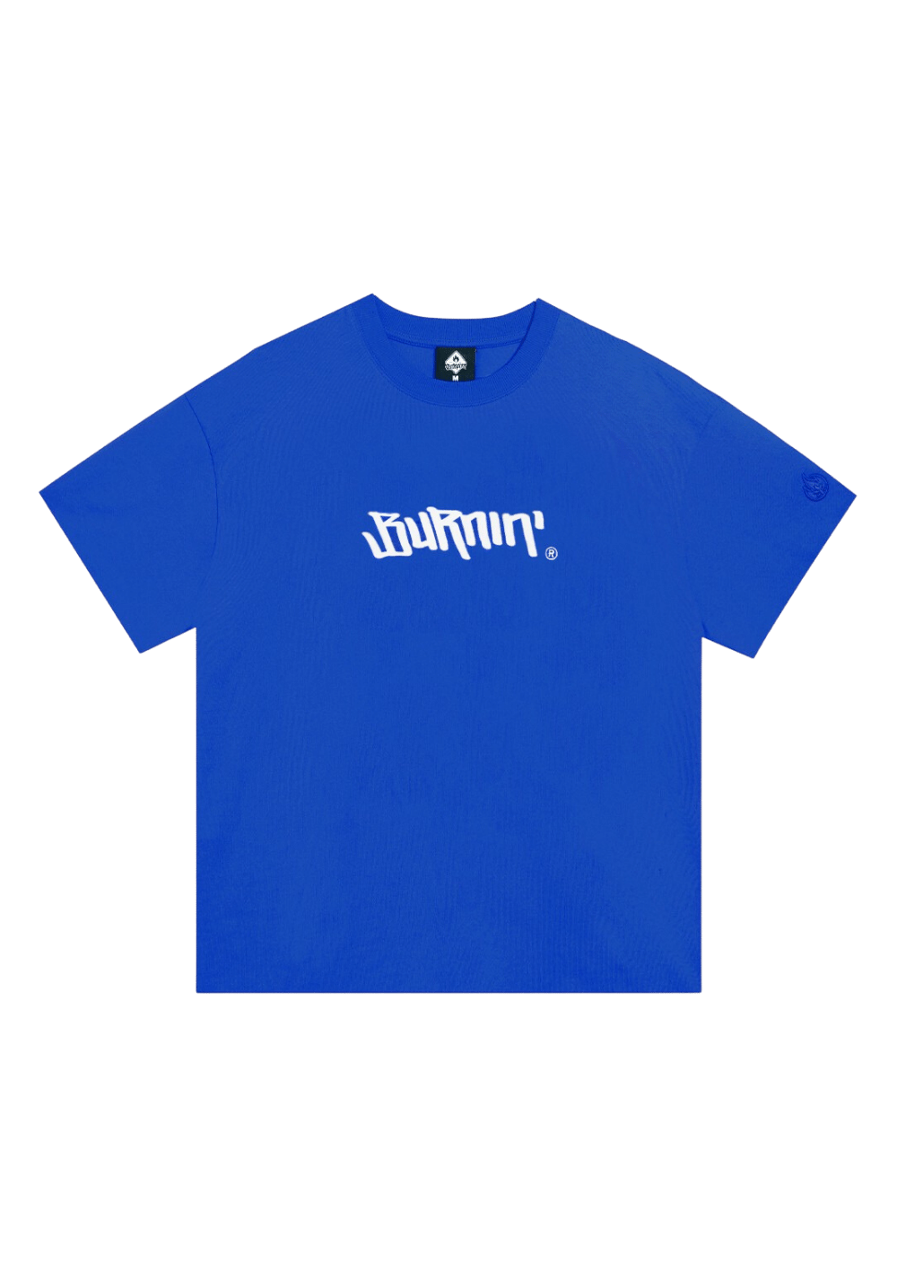 Horizontal Logo Oversized T-Shirt-Blue - PSYLOS 1, Horizontal Logo Oversized T-Shirt-Blue, T-Shirt, Burnin, PSYLOS 1