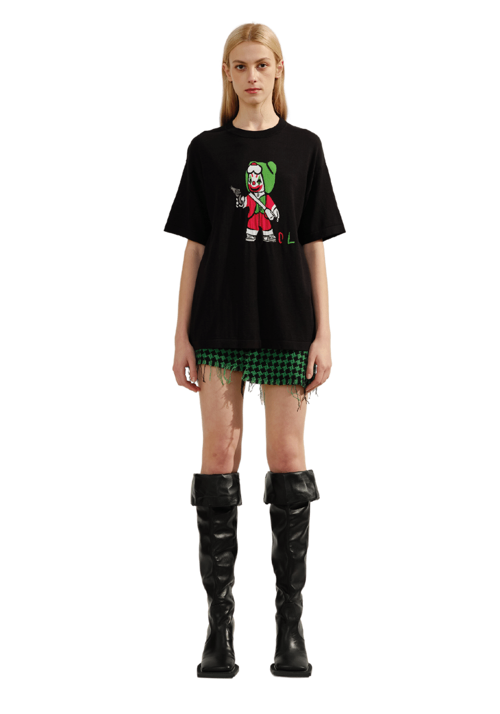 'Joker Boy' Knitted T-Shirt - PSYLOS 1, 'Joker Boy' Knitted T-Shirt, T-Shirt, Charlie Luciano, PSYLOS 1