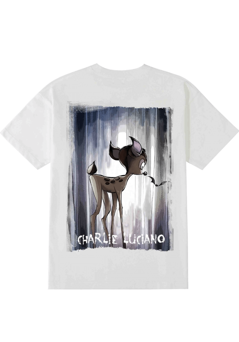 'Bambi' Backside Print T-Shirt - PSYLOS 1, 'Bambi' Backside Print T-Shirt, T-Shirt, Charlie Luciano, PSYLOS 1