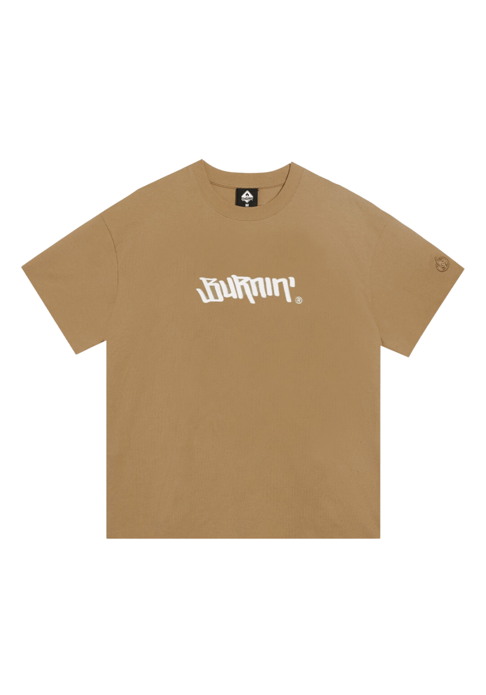 Horizontal Logo Oversized T-Shirt-Brown - PSYLOS 1, Horizontal Logo Oversized T-Shirt-Brown, T-Shirt, Burnin, PSYLOS 1