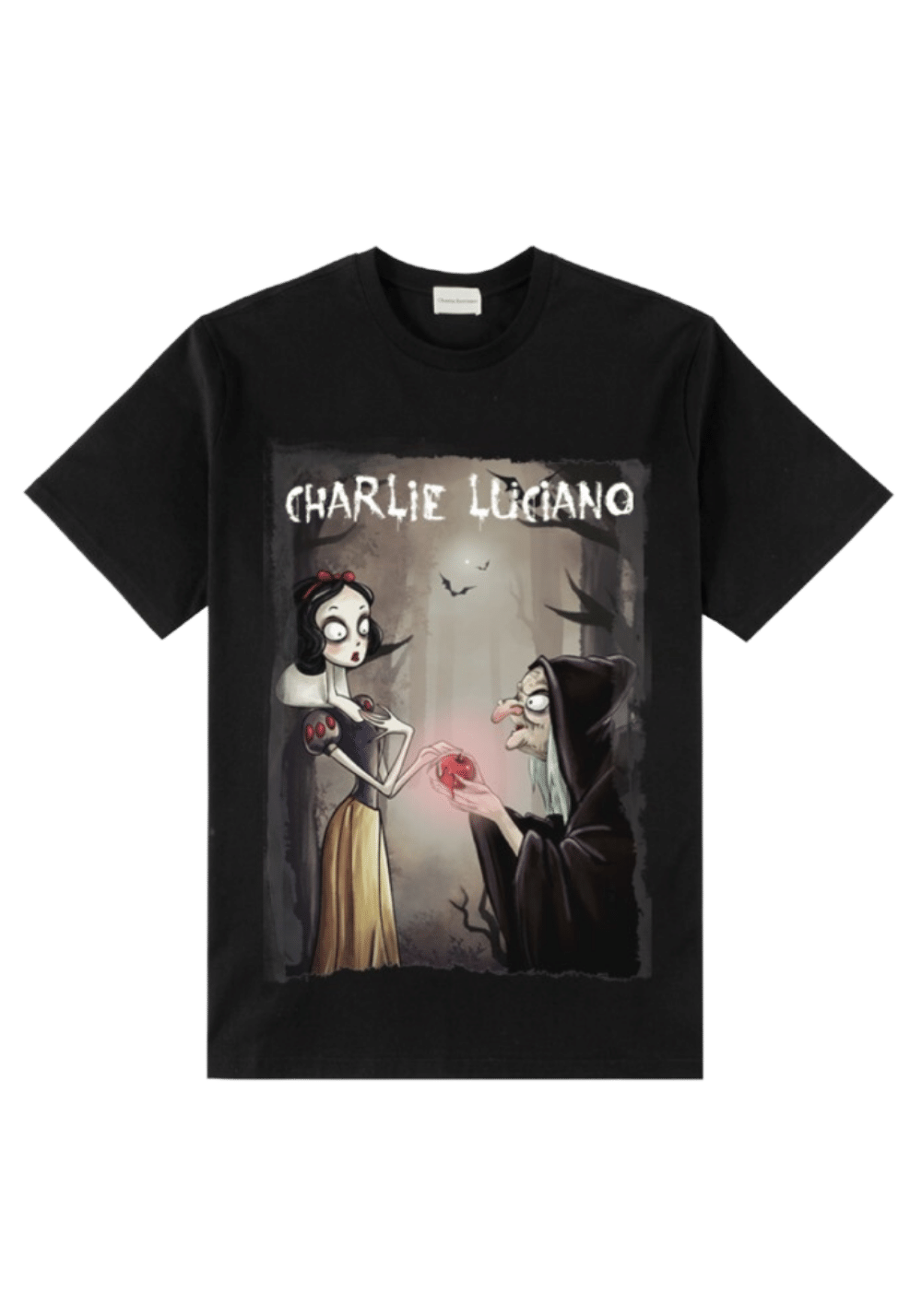 'Snow White And Witch' Print T-Shirt - PSYLOS 1, 'Snow White And Witch' Print T-Shirt, T-Shirt, Charlie Luciano, PSYLOS 1