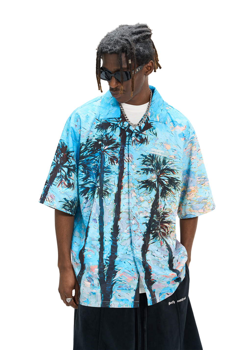 Hawaiian Beach Cuban Shirt - PSYLOS 1
