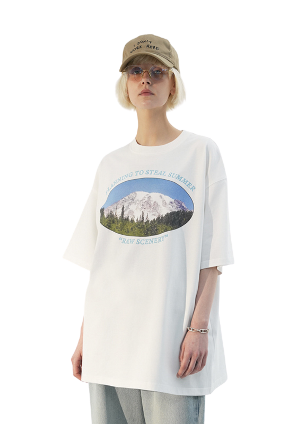 Oval Mountain T-Shirt - PSYLOS 1