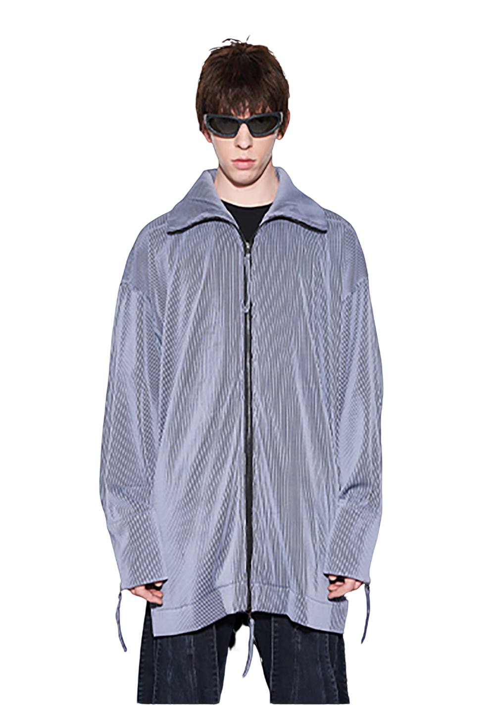Textured Zip Sweatshirt - PSYLOS 1