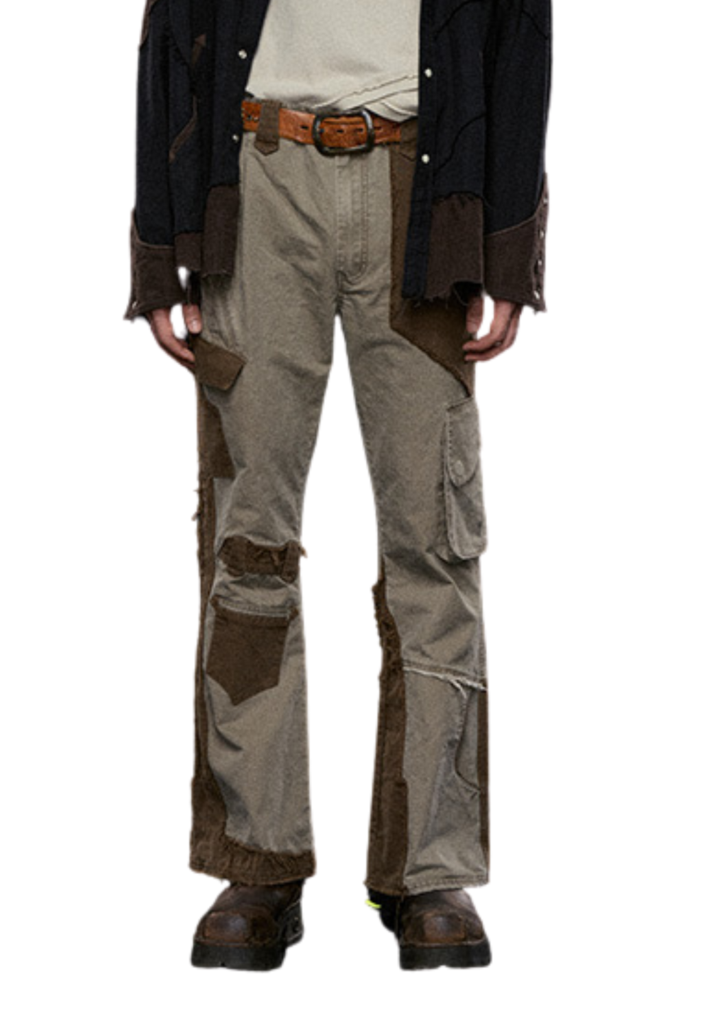 Multi-Pocket Bootcut Pants - PSYLOS 1